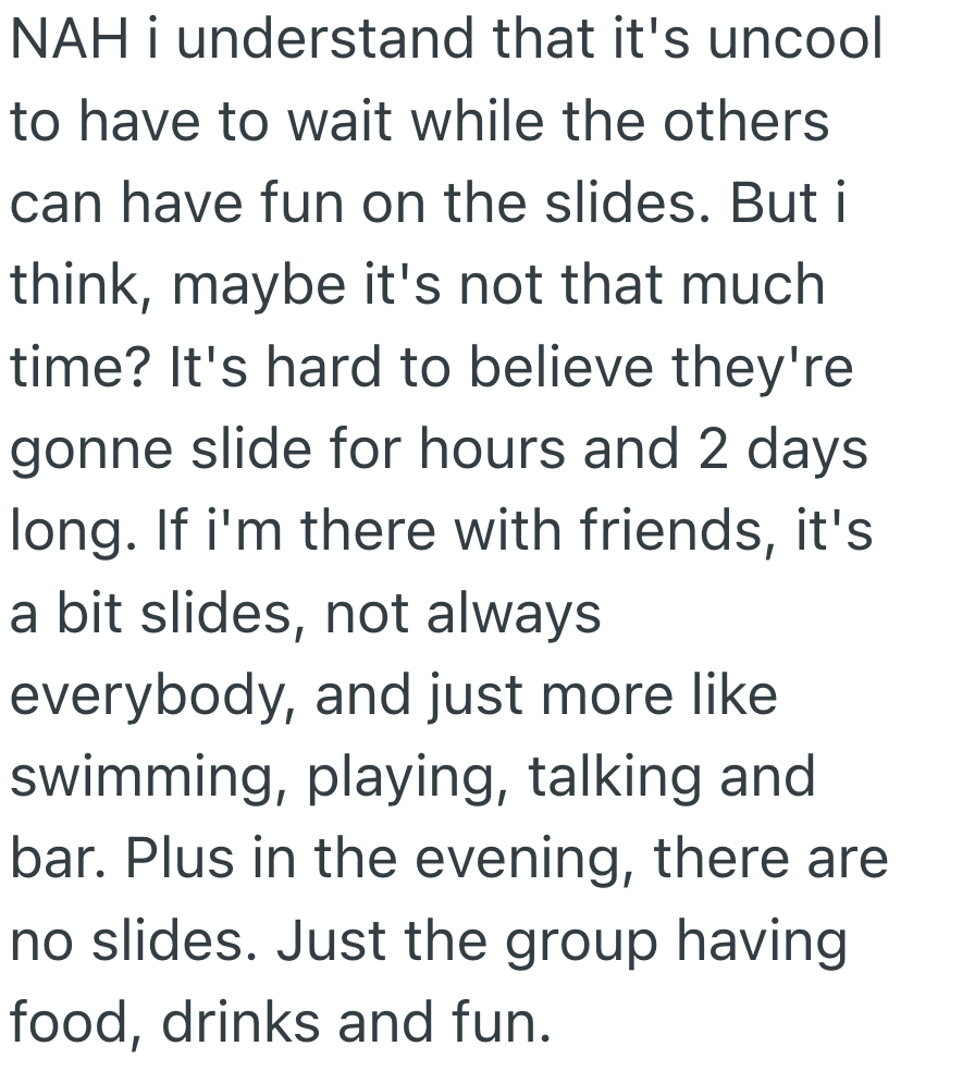 Screenshot 2025 07 08 at 8.40.27 PM Bridesmaid Wants To Decline A Bachelorette Invitation To A Waterpark Because Of Her Weight, But The Bride Really Wants Her To Go